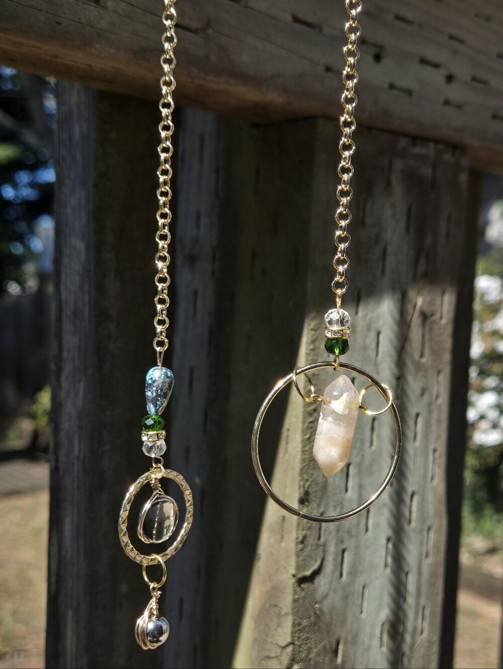 Handcrafted Sunburst Crystal Suncatcher Charm